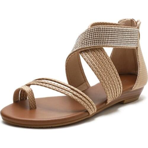 Kalsooni 2021 NEW Women Flat Sandals Comfortable Beach Shoes