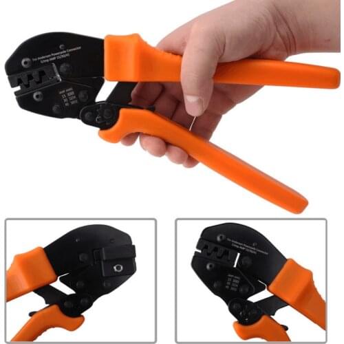 AMP-1 Ratchet Wire Crimping Pliers Tools for SMH Powerpole Connectors Crimp AMP PP15A/30A45A 600V Unipolar plug