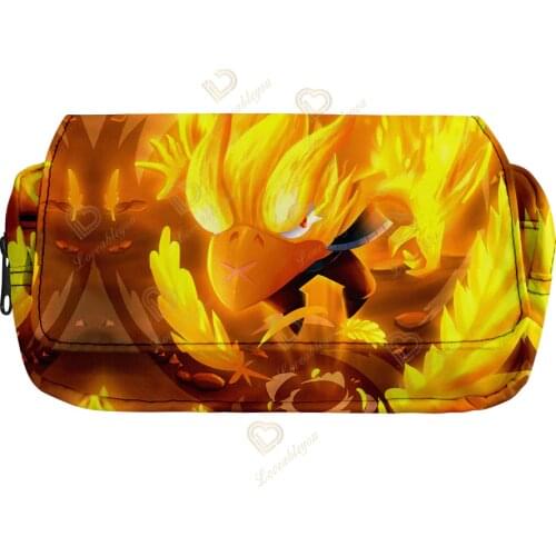Video Gamer Capacity Pencils Cases Fabric School Supplies Stationery Stars Leon Spike Colt Box Pencilcase Pencil Bag
