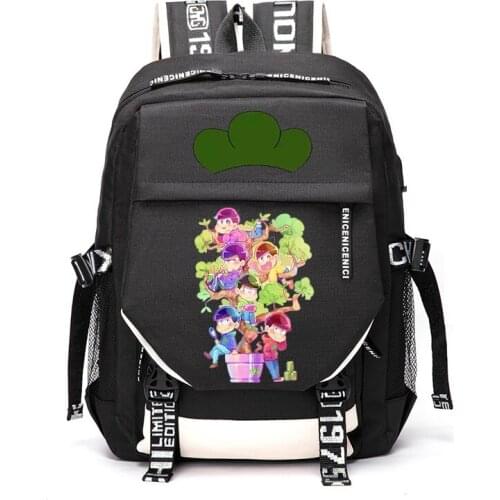 Osomatsu-San Kun Outdoor Travel Rucksack Casual Schoolbag Student Backpacks