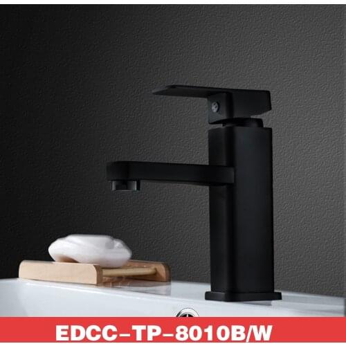 TP-8010 Stainless steel pull-type hot and cold tap basin washbasin washbasin rotating black basin toilet retractable