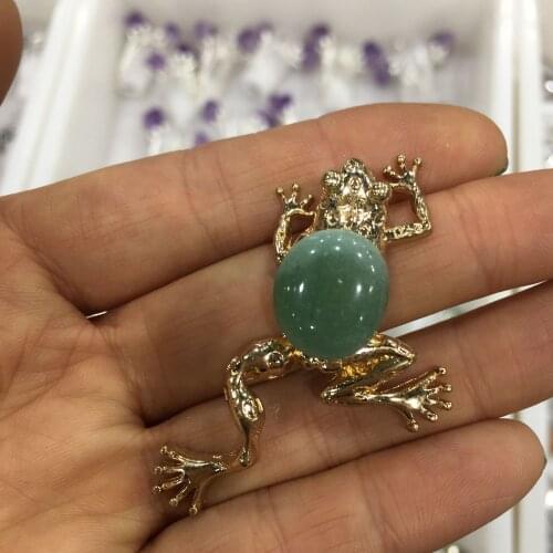 1pcs Dongling jade frog small ornaments
