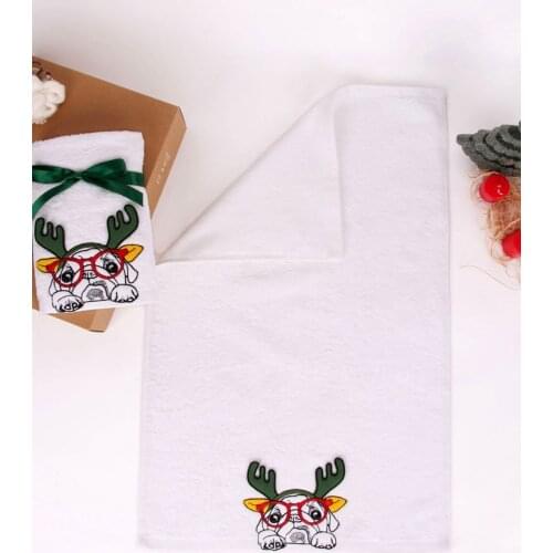 % 100 Cotton 50x70 cm Hand Face Towel Set 2 Pieces
