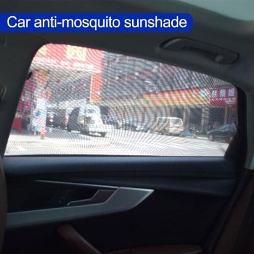 2pcs Car Sun Shade Side Window UV Sun Prevent Sunshine Blocker Cover Shade Mesh Auto Exterior Sunshade Baby Child Protect New