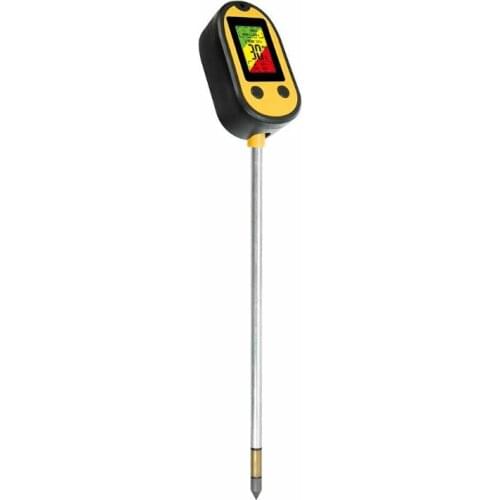 6 in 1 Soil PH Meter Soil Tester PH Moisture Meter Temperature Sunlight Intensity Measurement Analysis Acidity Alkali 19QB