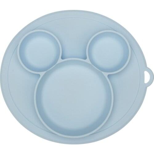 Baby Silicone Plate Kids Bowl Plates Baby Feeding Silicone Bowl Baby Silica Gel Dishes Kids Tableware