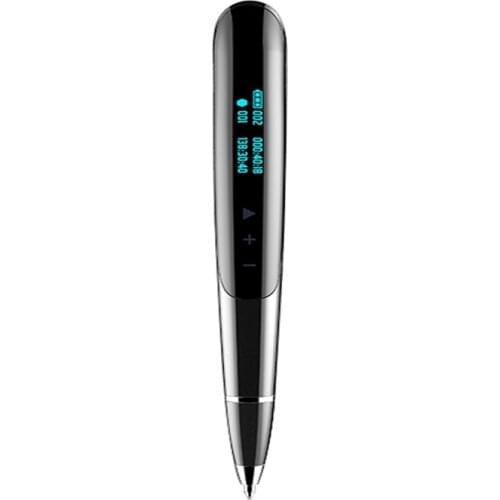 8GB Digital Voice Smart Noise Reduction Recorder Pen Audio Recording WAV 192Kpbs Rechargeable Sound Dictaphone LED Display