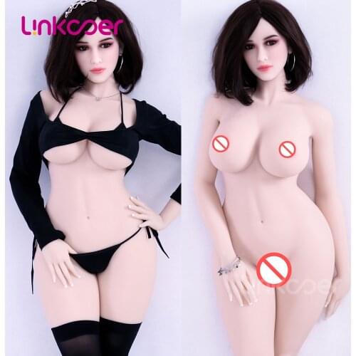 Linkooer 161cm Real Lifelike TPE Sex Dolls Fat Hits Big Boobs Japanese Pretty Oral Anus Adult Love Doll Sex Toys for Men