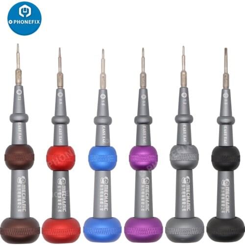 Mechanic 2D Alloy Magnetic Screwdriver Oriental Pearl Bright Series Pentalobe Phillips Y 0.6 Torx T2 for iPhone Repair Toolkit