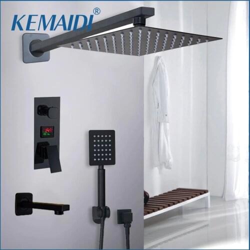 MEKKHALA Black Shower Faucets