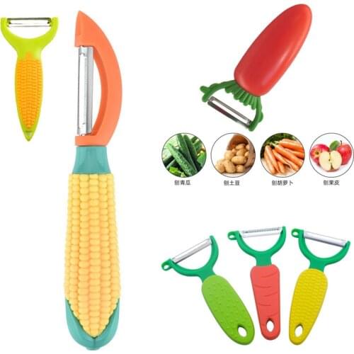 Multifunctional Peeling Knife Fruit/Vegetable Scraper Set Corn Household Fridge Magnet Peeler Kitchen Tool Grater Corkscrew