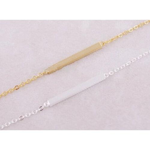 Fashion small strip bracelet bars women bracelet