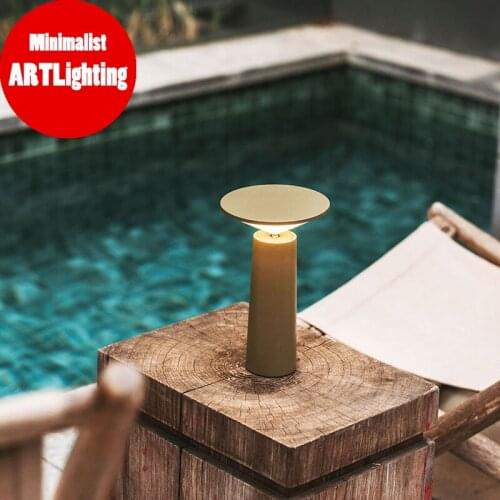 Touch Table Lamps 3 Modes Night Lights LED Desk Lamp Portable Rechargeable Bright Table Lamp For Bedroom flexo