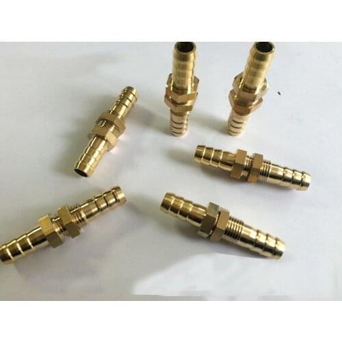 Reducing Straight Hose Barb Brass Barbed Pipe Fitting Reducer Coupler Connector Adapter For Fuel Gas Water
