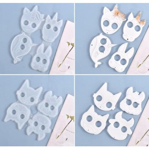 Crystal Epoxy Resin Mold Keychain Pendant Silicone Mould DIY Crafts Jewelry Decorations Making Tool