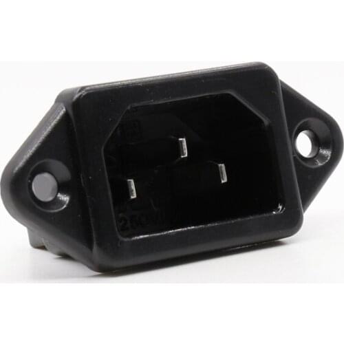 Piece AC FI-07(R) IEC Inlet Socket, Rhodium Plated IEC Female Socket HIFI Power