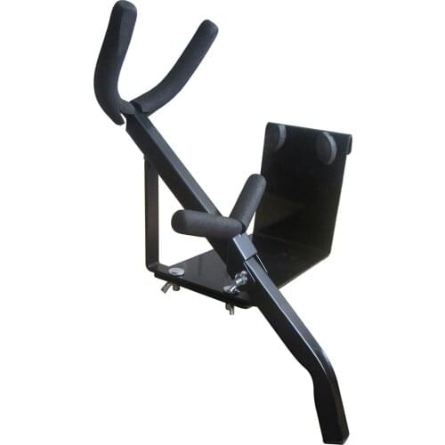 Steel Saxophone Hanger Wall Mount Support Fit for Alto or Tenor Sax (Black, 29.5cm 11.61inch)