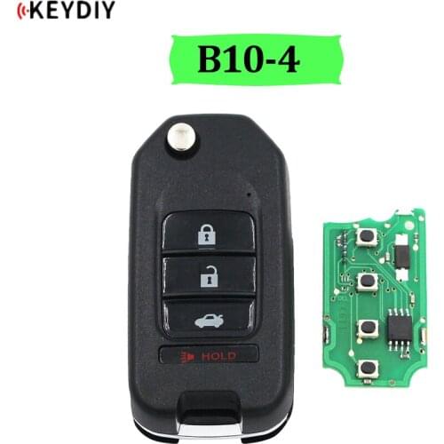 Universal KEYDIY B10-4 B series Remote 3+1 Button Key B10-3+1 for KD900/URG200/MINI KD