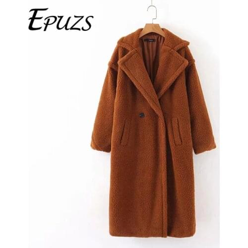 Winter thcik faux fur Coat women winter coat casual Lamb fur coat teddy bear coat plus size fur coats women 2019