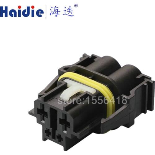 Free shipping 2sets 4pin plastic housing plug female 4way 09442401 electrical cable socket connector 9442401