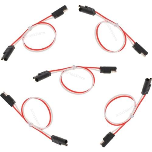 10 Gauge 13"Car Quick Disconnect Connect 2-Pin SAE Waterproof Wire Harness Plug