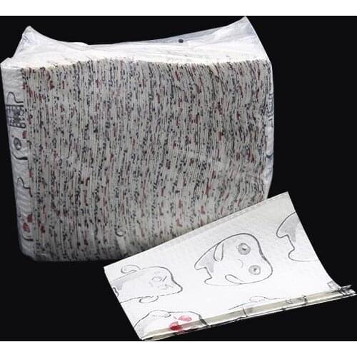 3bags Dental Bib Disposable Towel Medical Tattoo Wipe Paper Scarf Surgical drape Cleaning Tools