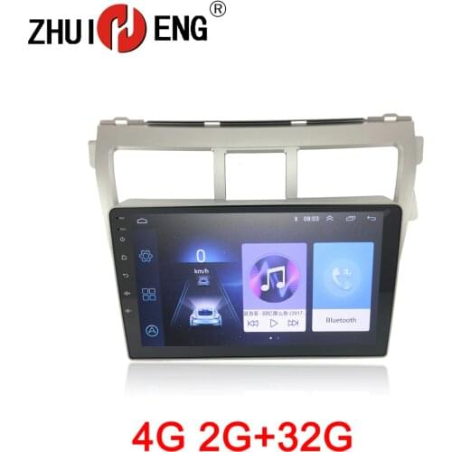 ZHUIHENG 2G+32G Android 8.1 Car Radio for Toyota Vios 2009-2013 car dvd player gps navigation car accessory 4G multimedia player