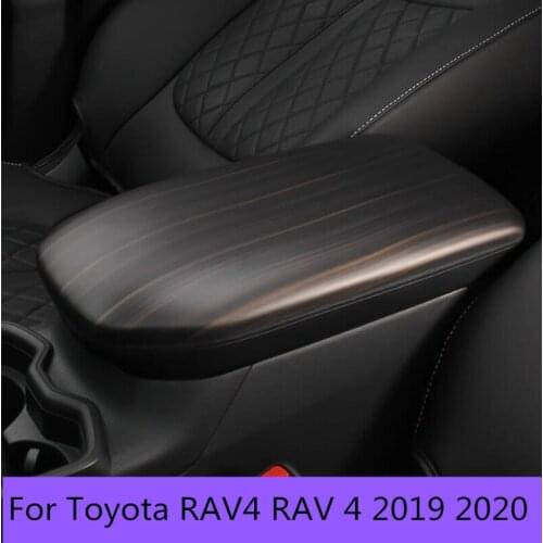 Car armrest Console cover cushion Support box armrest top matte Liner car style For Toyota RAV4 RAV 4 2019 2020