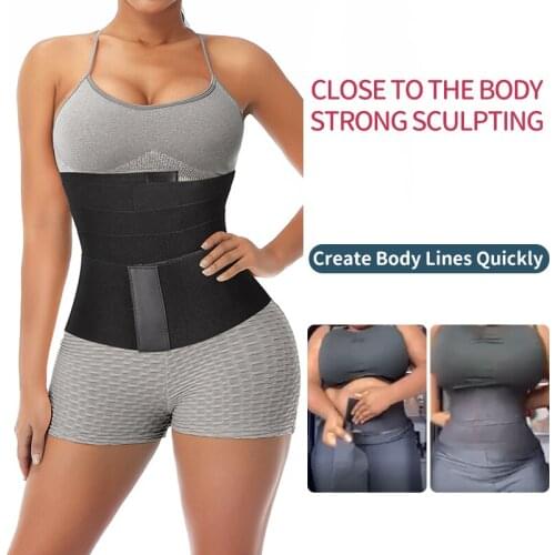 Bandage Wrap Waist Trainer Corset Belly Tummy Wrap Fajas Slim Belt Control Body Shaper Modeling Strap Waist Cincher Snatch Me Up