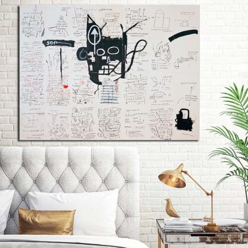 The Notebooks By Jean Michel Canvas Painting Print Living Room Home Decor Modern Wall Art Oil Painting Poster Salon Pictures HD