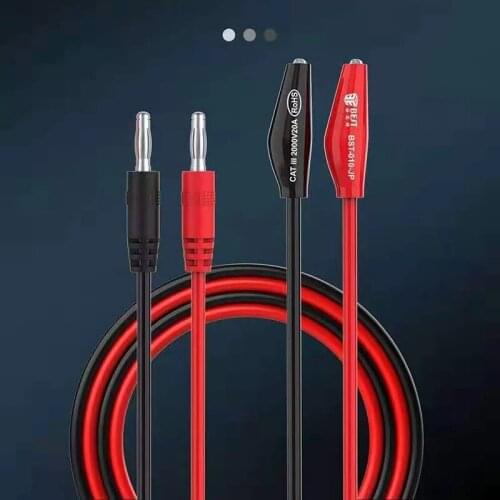 BST-010JP 2000V 20A High Speed Precision Superconducting Cold And High Temperature Resistant Alligator Clip Transmission Line