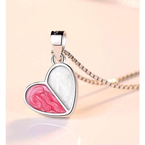 CAN10 925s silver pure silver necklace this years lucky fortune puppy necklace is simple pendant women lover necklace