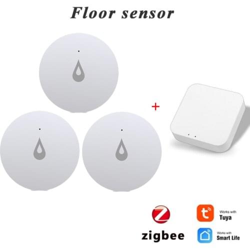 Wifi Water Detector Leakage Sensor Alarm Leak Detector Sound Tuya Smart Life APP Flood Alert Overflow Security For Houses, Hotel