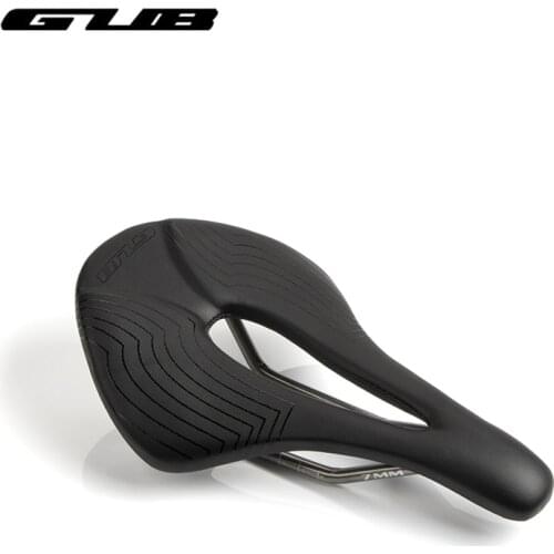 GUB 1183 Tcarbon fibre human Ergonomics Saddle cushion 146mm hollow titanium rail road mtb bike saddle 165 G