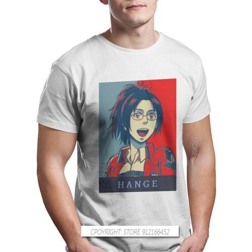 Hange Zoe Retro Style TShirt Attack On Titan Snk Eren Anime Comfortable Novelty Graphic T Shirt Ofertas