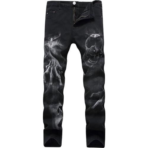 HMILY Men Skinny Jeans