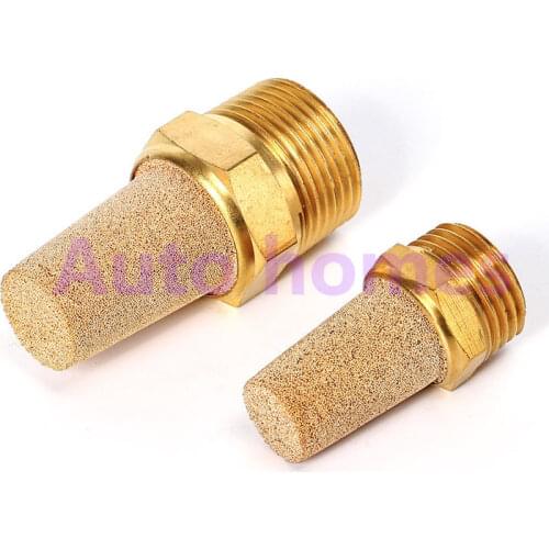 M5 1/8" 1/4" 3/8" 1/2" 3/4" Pneumatic air brass Silencers Filter Reducer Magnet Solenoid Pneumatic Brass Exhaust Muffler