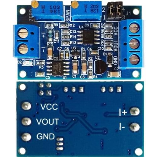 Current To Voltage Module 0 -20mA/4 -20mA to 0- 3.3V/0 -5V/0 -10V Voltage Transmitter Signal Converter Module
