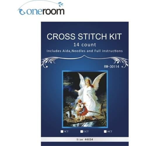 Goodness and child home Decor counted14ct white canvas similar DMC Cross Stitch kits 14CT needlework Set DIY embroidery3th
