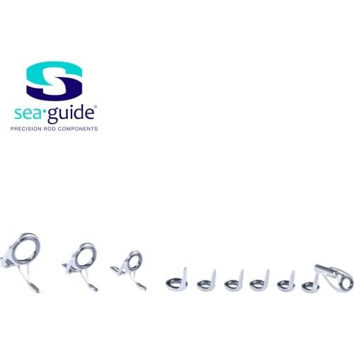 SeaGuide 3.4g LS Ring Stainless Steel 10pcs Set Guide Casting Guide Rod Building component Repair fishing pole DIY Accessory
