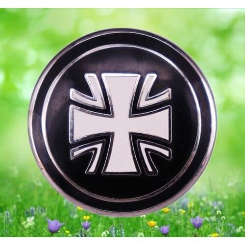 Germany Iron Cross Federal Defence Military Prussia Decoration Round Pin Button Badge brooch