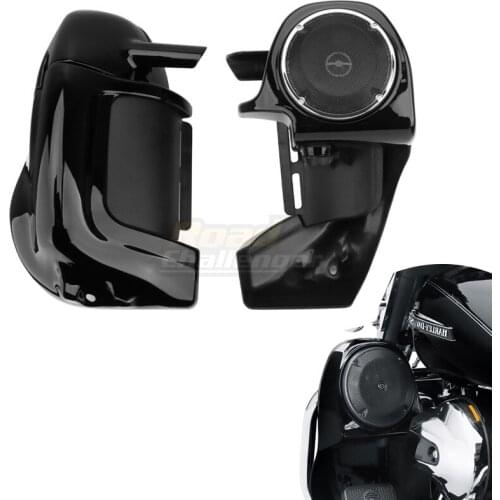 Motorcycle Lower Vented Leg Fairing Glove Box Speaker 6.5'' For Harley Touring Road Glide 1983-2013