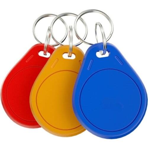 100 pcs 125khz rewritable rfid key fobs EM4305 chip 5 cm read distance