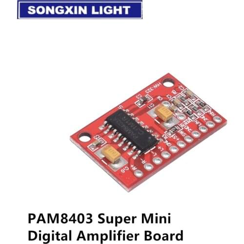3W*2 Mini Digital Power Audio Amplifier Board USB DC 5V Power Supply PAM8403 1PCS MODU