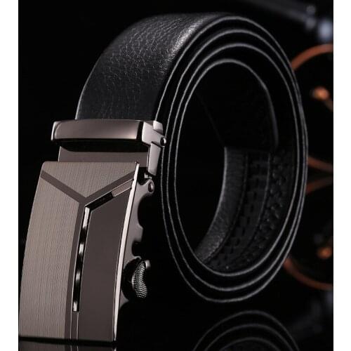 Mens Belts Luxury Fashion Designer Belts Men High Quality Automatic Buckle Leather Belt Men Business Casual cinto masculino