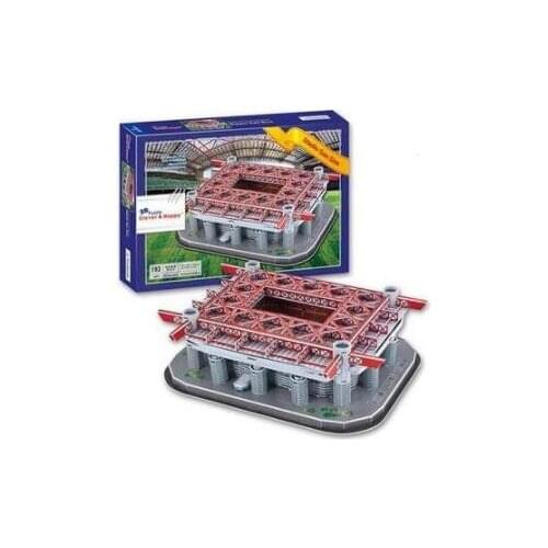 Stadio Giuseppe Meazza San Siro Stadium Milan 3D Paper DIY Jigsaw 3414 Puzzle Model Educational Toy Kits Children Boy Gift Toy