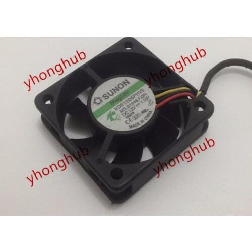 SUNON KDE1205PHV2 MS.B1648.F.GN Server Cooling Fan DC 12V 1.0W 50x50x15mm