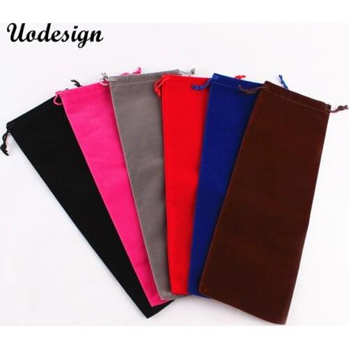 10PCS 10*25cm High Quality Jewelry Packaging Bag Custom Logo Print Drawstring Pouches Wedding Christmas Gifts bag