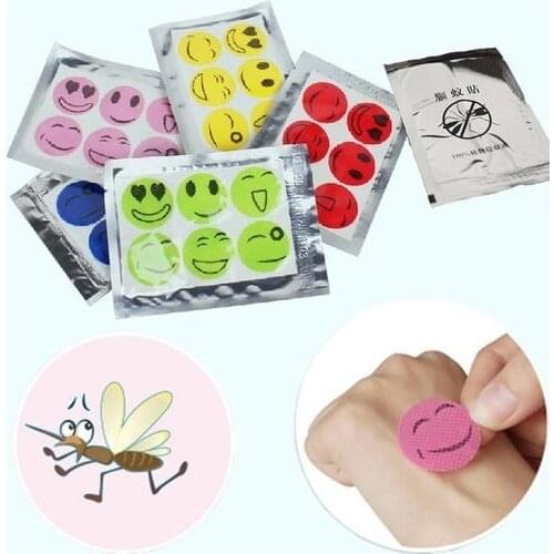 100pcs Mosquito Bugs Repellent Natural Non Toxic Adult Kid Baby Anti Drive Midge Stickers Pure Patch Holiday Camping Insect