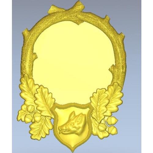 3d model relief for cnc in STL file format locket_4